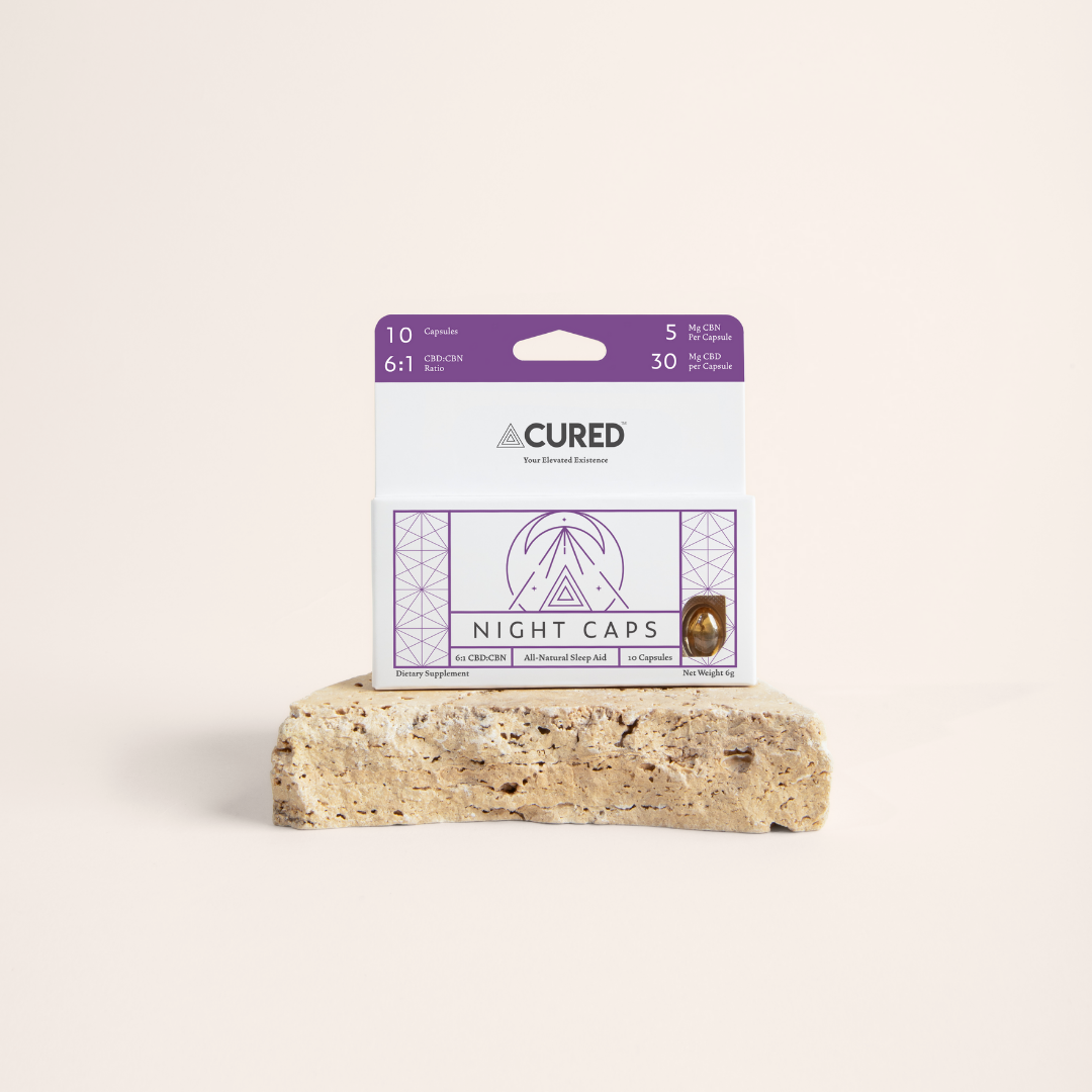 CBN Night Caps Travel Pack – Cured Nutrition CBN Night Caps Travel Pack – Cured Nutrition