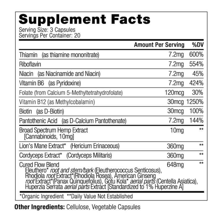 CBD For Focus | Cured Rise | CURED Nutrition